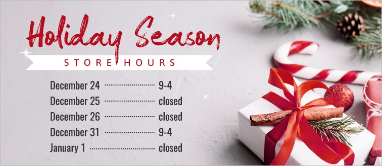 Holiday Season Store Hours